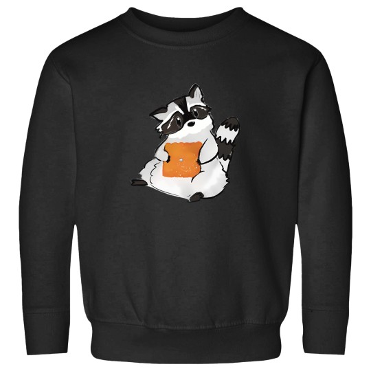 Discover Raccoon Holding A Giant Cheez It Cracker 1711 Sweatshirts