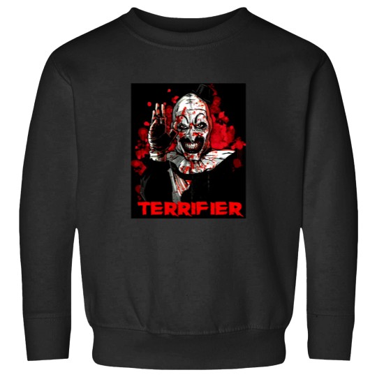 Discover Great Model Terrifier Movie Horror Art The Clown Awesome For Movie Fan Sweatshirts