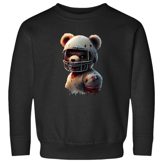 Discover Spooky Teddy Bear Football Player Sweatshirts
