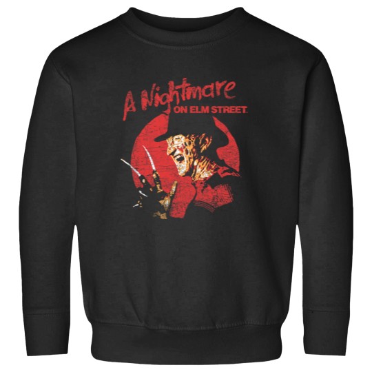 Discover Nightmare on Elm Street Freddy Circle Sweatshirts