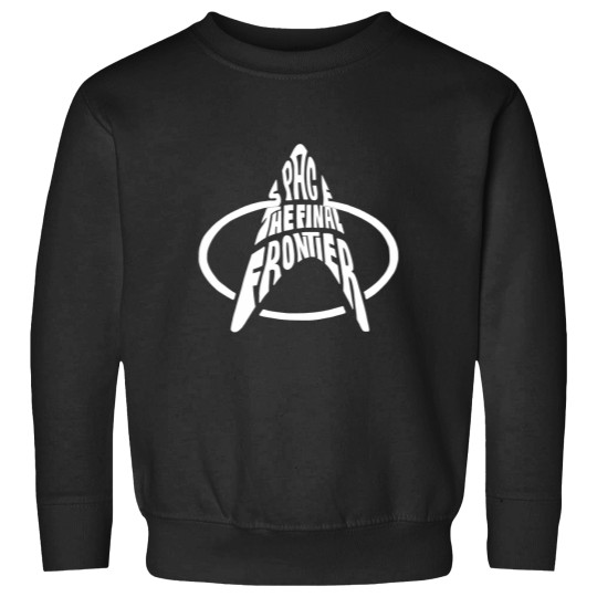 Discover Star Trekss Space The Final Frontier White Essential Sweatshirts
