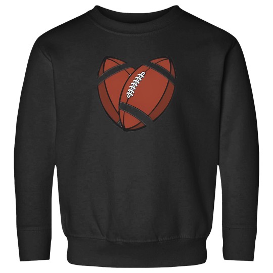 Discover Heart Shaped Football Sweatshirts