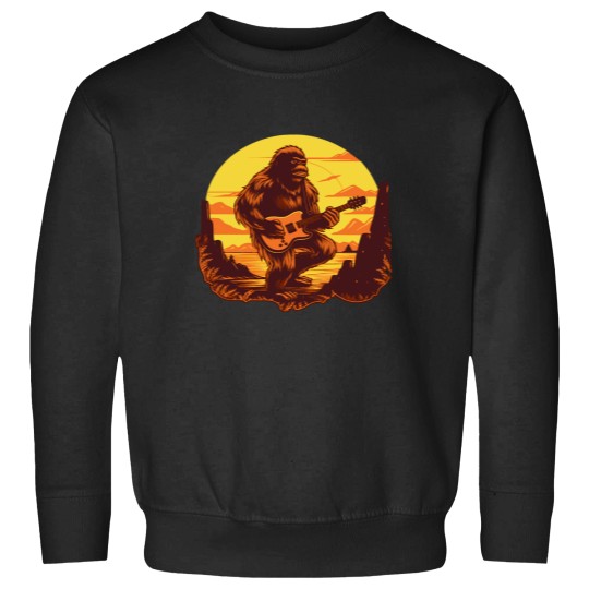 Discover Sasquatch Big Footss Rock Music Lover Sweatshirts