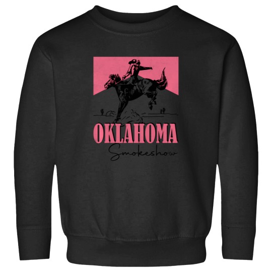 Discover Oklahoma Smokeshow Western Oklahoma Smokeshow Cowboy Rodeo Sweatshirts