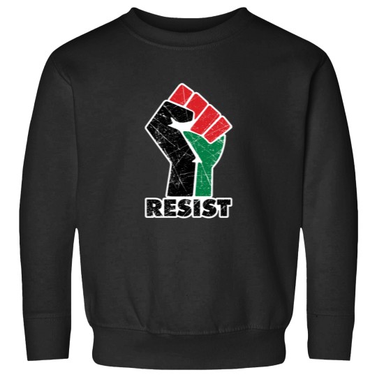 Discover Resistance is Existence Solidarity and Support Design Against the Injustice In Palestine Class Sweatshirts
