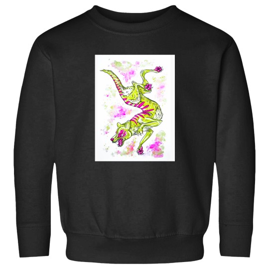 Discover Thylacine - Pink &amp_ Green Sweatshirts