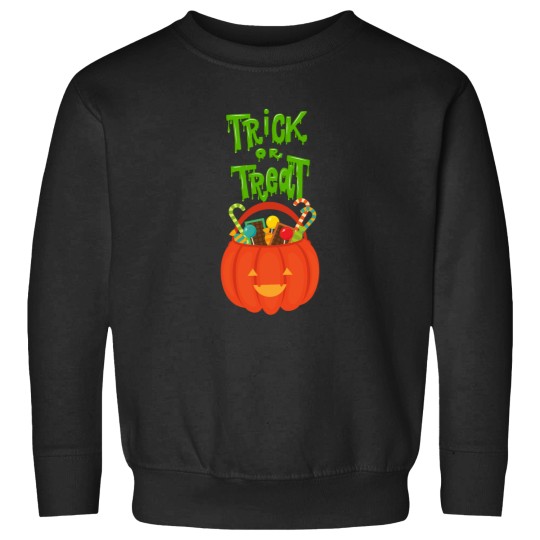 Discover Trick or Treat Pumpkin Halloween Essential Sweatshirts