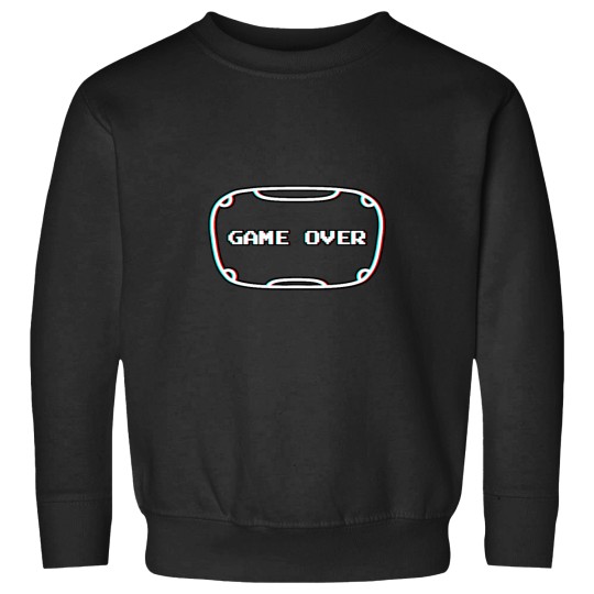 Discover Game Over Virtual Reality Headset Pixel Screen VR virtualreality Sweatshirts