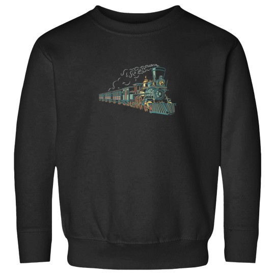 Discover Steam Locomotive Railroad Engine Railway Station Sweatshirts