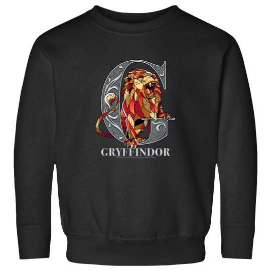 Discover Harry Potter Mosaic Gryffindor with Lion Sweatshirts