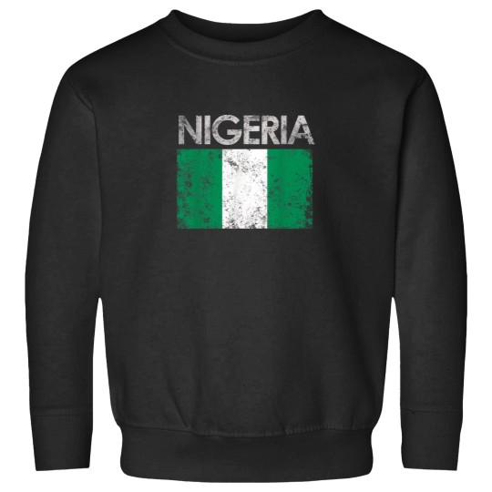Discover Nigeria Nigerian Flag Pride Gift Sweatshirts