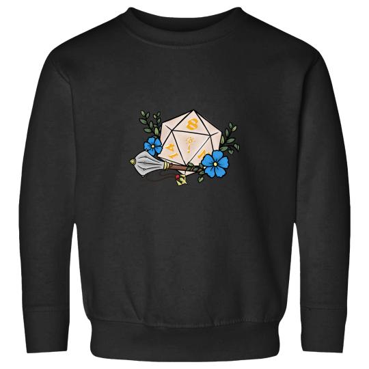 Discover Pike Trickfoot d20 Dice  Pike Trickfoot d20 Dice Sweatshirts