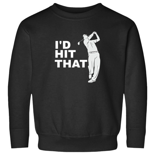 Discover ID Hit That Golfer Golfing   Funny Golf 1 Sweatshirts