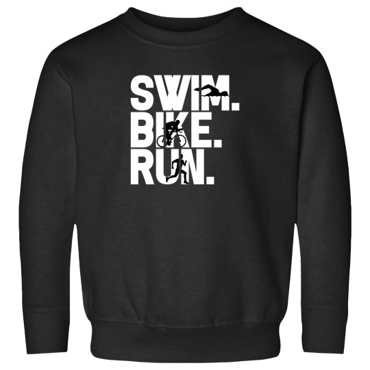 Discover Triathlon Triathlete Swimming Cycling Running Sweatshirts