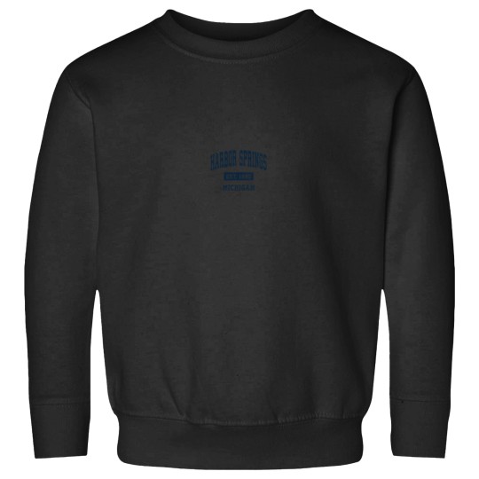 Discover Harbor Springs Michigan MI Vintage Athletic Spor Sweatshirts