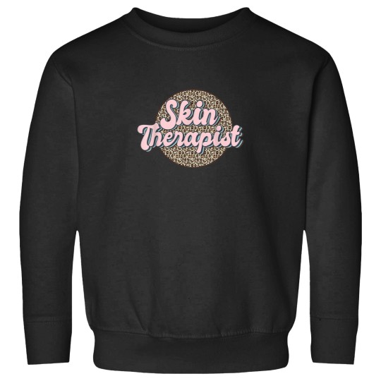 Discover Skin Therapist Esthetician Leopard Skincare 5549 Sweatshirts