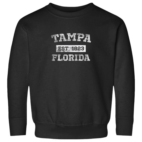 Discover Tampa Florida T Shirt Est 1823 Distressed Sweatshirts