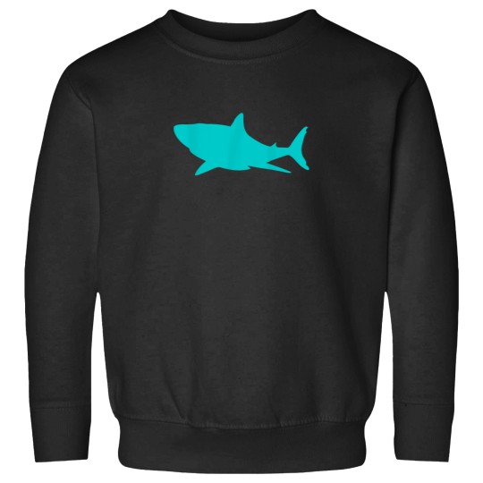 Discover Teal Shark Lover Marine Graphic Sweatshirts
