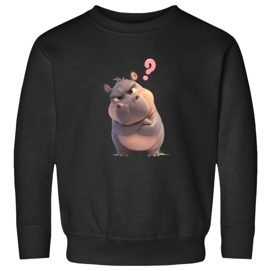 Discover Moo Deng Fat Hippo, Moo Deng Hippo Sweatshirts