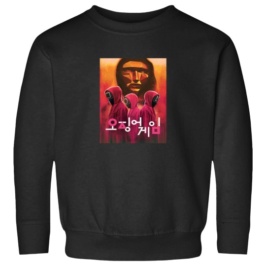 Discover Squid Cosplay Three Masked Guards Fan Art Poster Classic T-Shirt Sweatshirts