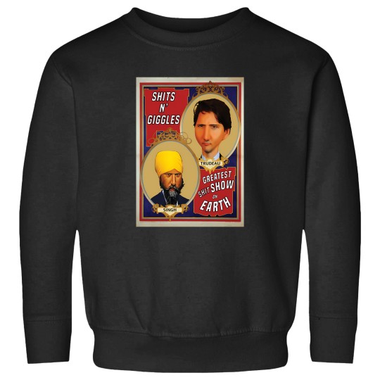Discover Trudeau And Singh Circus   Political 1 Sweatshirts