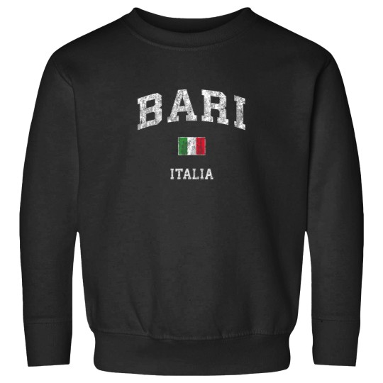 Discover Bari Italy Vintage Italia Athletic Sports Design Sweatshirts