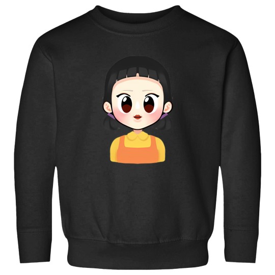 Discover Squid Cosplay Red Light Green Light Doll Chibi Sweatshirts