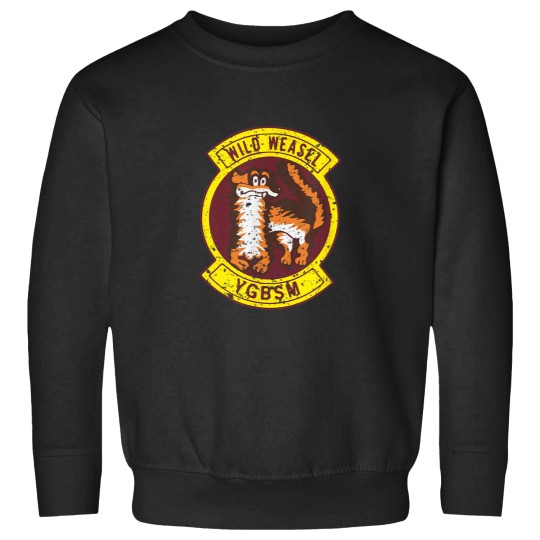 Discover Vintage Wild Weasel YGBSM Vintage Insignia Veter Sweatshirts