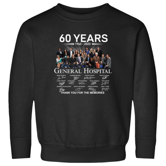 Discover 60 Years Of General Hospital 1963-2023 Signature Anniversary Gift For Fan Sweatshirts