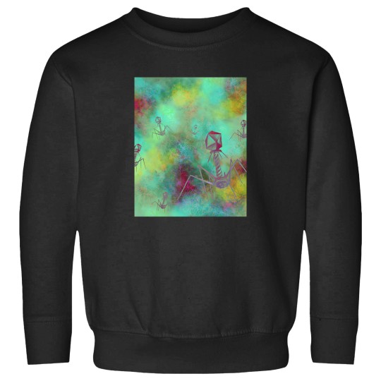 Discover Bacteriophage Invasion Sweatshirts