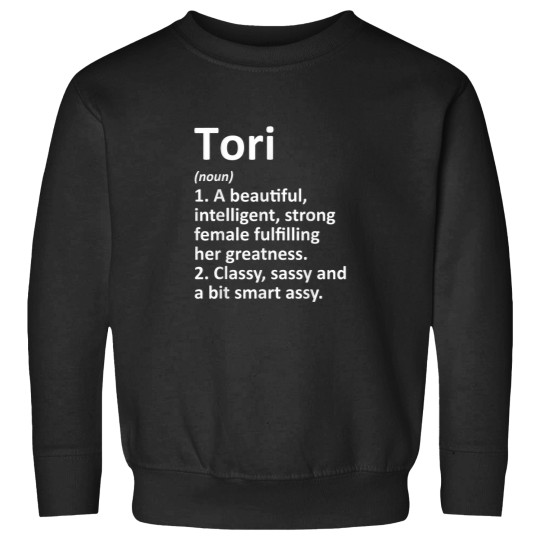 Discover TORI Definition Personalized Name Funny Christma Sweatshirts