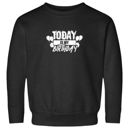 Discover Today Is My Birthday Humor Sayings Celebrate Par Sweatshirts