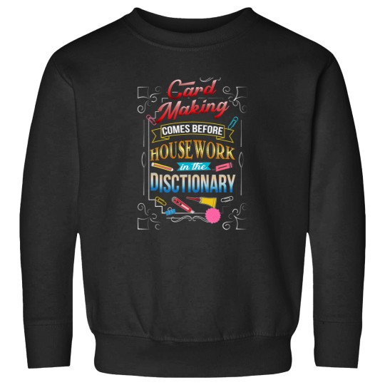 Discover card making comes bee housework crafts Sweatshirts