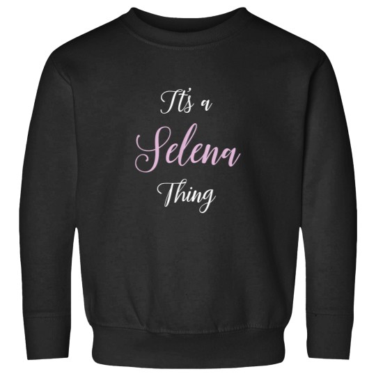 Discover Selena Name Personalized Women Cute Pink Girl Cu Sweatshirts