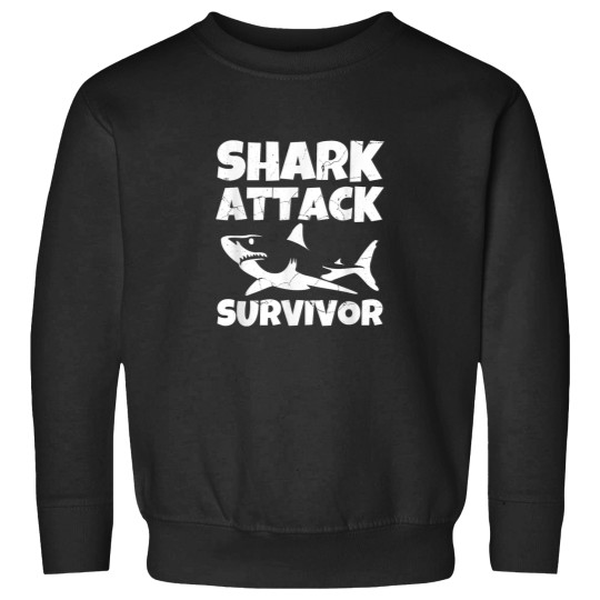 Discover Shark Attack Survivor Grunge Sweatshirts