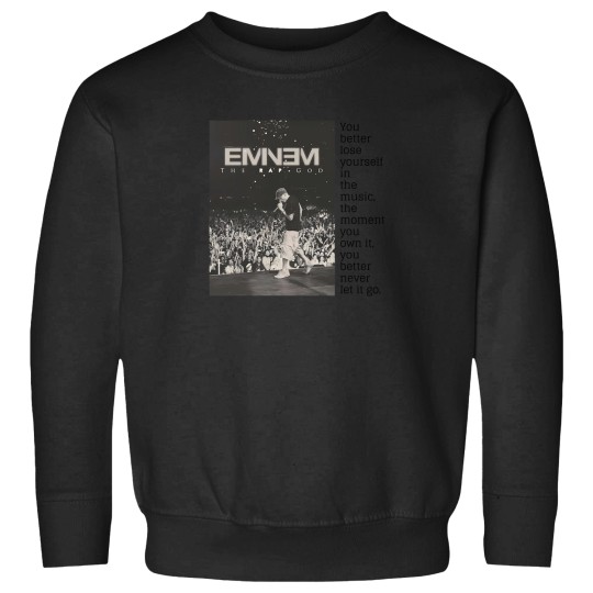 Discover Eminem Rap God   Music Sweatshirts