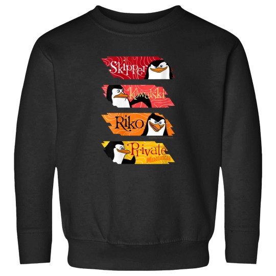 Discover womens madagascar penguins name panels Sweatshirts