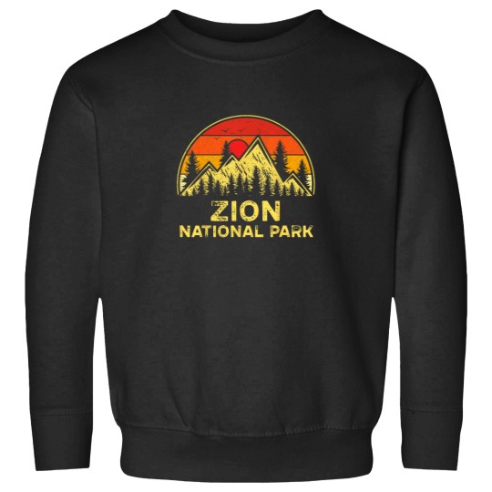 Discover Zion National Park Utah UT Mountains Hiking Sou Sweatshirts
