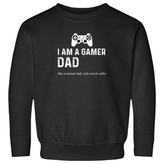 Discover Gamer Dad   Funny Video Gaming Fathers Day Sweatshirts