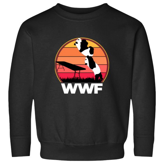 Discover Wwf Wrestling Pandas Sweatshirts