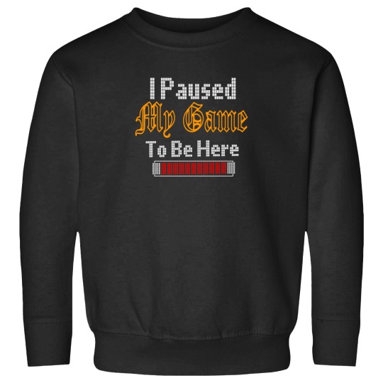 Discover I Paused My Game To Be Here 27 Sweatshirts