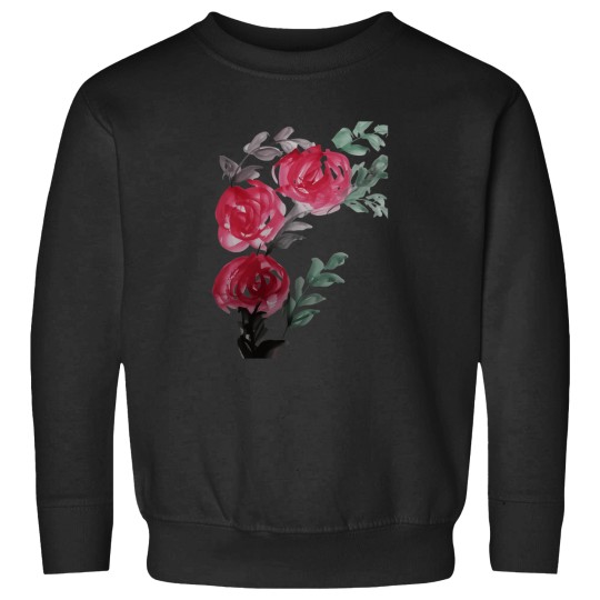 Discover Red  Color Rose 3077 Sweatshirts