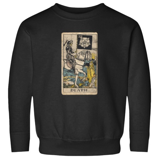 Discover Occult Tarot The Death Gothic Grunge Satan Devil Vintage Design 2681 Sweatshirts
