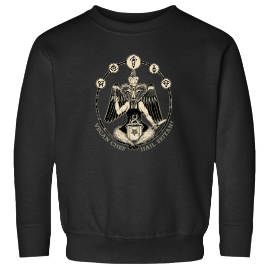 Discover Vegan Chef Baphomet Hail Seitan Vegan Chef 345 Sweatshirts