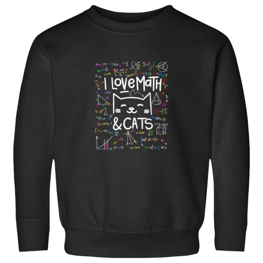 Discover Cat Lover Math Humor Sweatshirt for Cat and Math Lovers