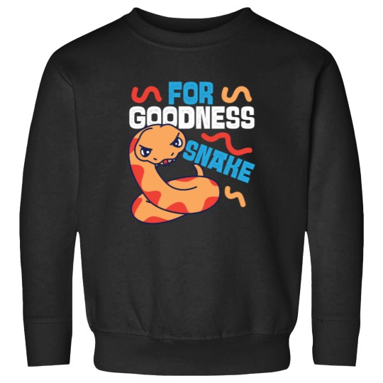 Discover Snake Serpent Pun For Goodness Sweatshirts