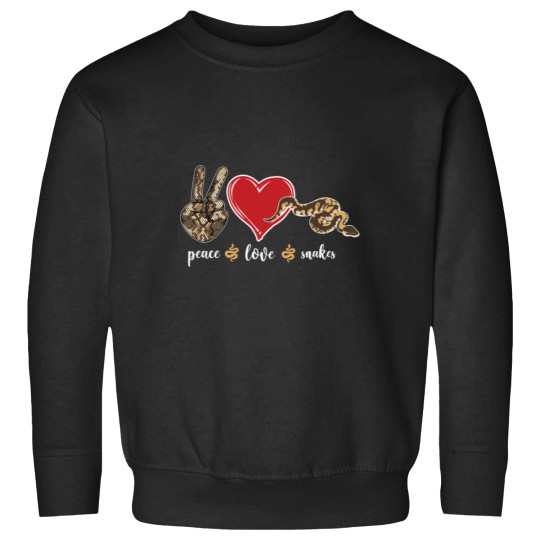 Discover Snake Serpent Peace Love Snakes Sweatshirts