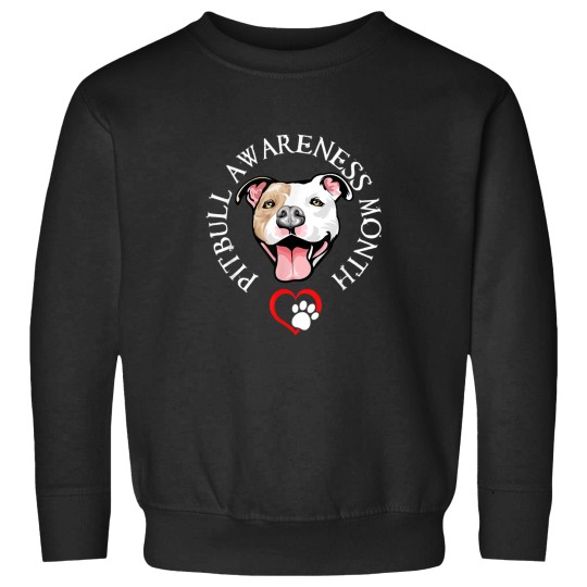 Discover Pitbull Awareness Month - Pitbull Love Sweatshirts