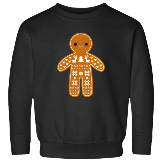 Discover Sweater Pattern Gingerbread Cookie Sweatshirts