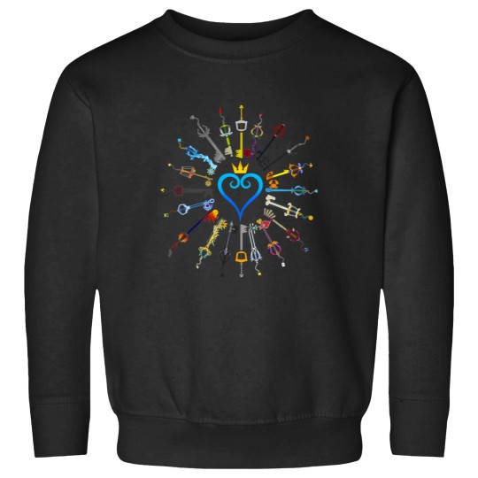 Discover Kingdom Hearts Keyblades Sweatshirts